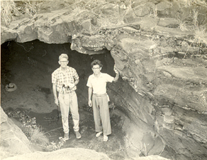 Bishop Museum archaeologists Kenneth Emory and Yosi Sinoto